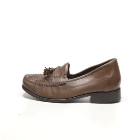 Bass Formal Slip Ons Leather Brown Color For Men