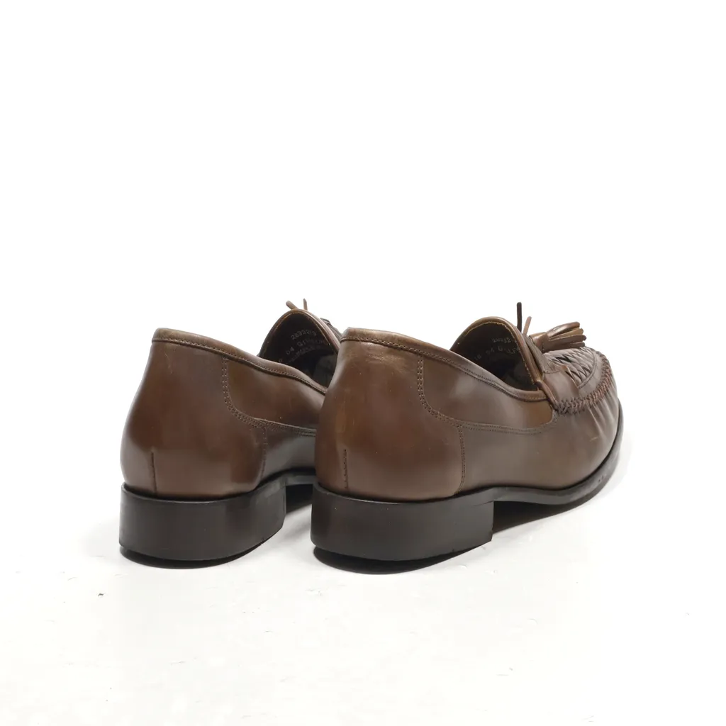 Bass Formal Slip Ons Leather Brown Color For Men