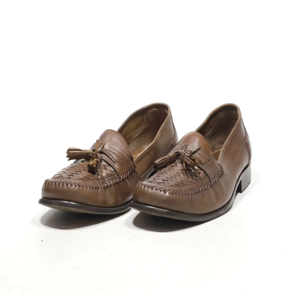 Bass Formal Slip Ons Leather Brown Color For Men