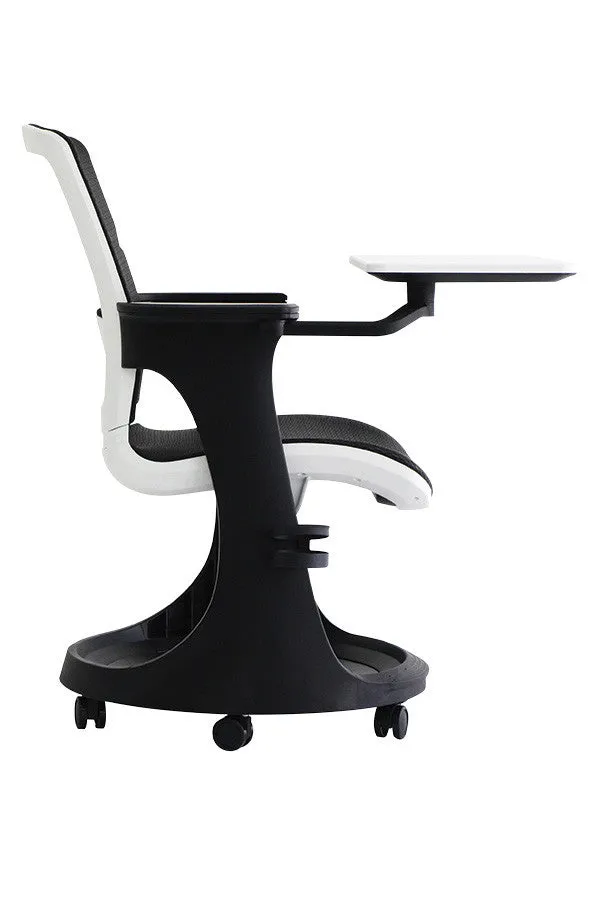 Black Elastic Mesh Seat and Back Chair By Homeroots
