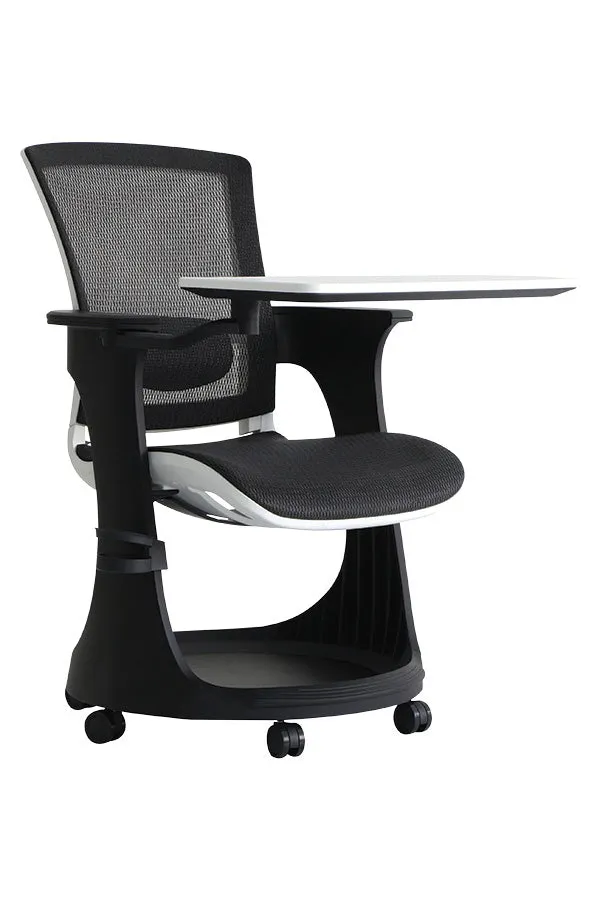 Black Elastic Mesh Seat and Back Chair By Homeroots