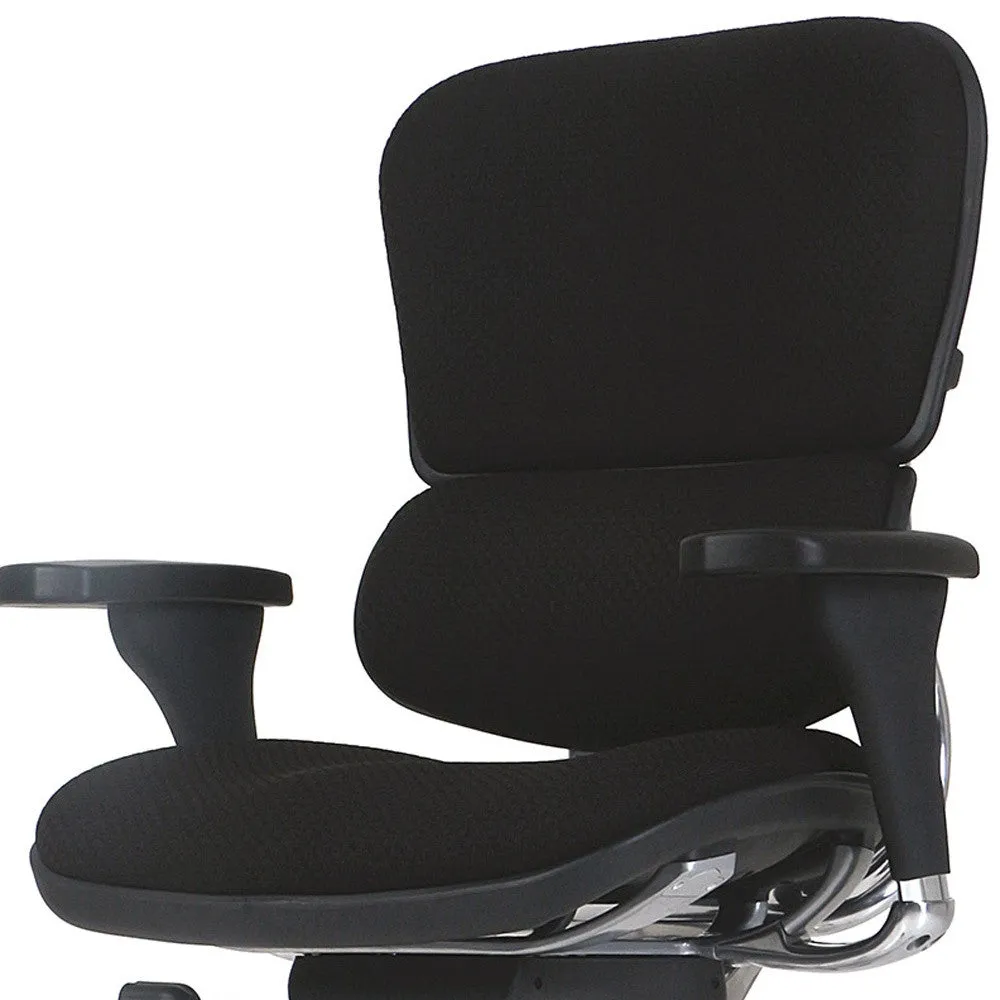 Black Fabric Chair By Homeroots - 372353