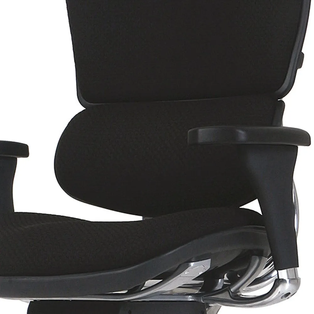 Black Fabric Chair By Homeroots - 372353