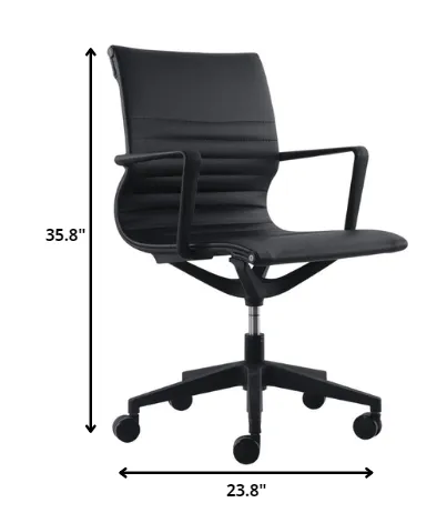 Black Mesh Fle Tilt Chair By Homeroots