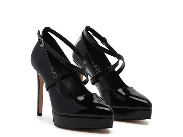 Blue Zone Planet |  PIXIE DUST CROSS STRAPPED STILETTO SANDAL