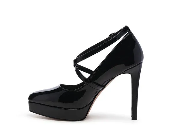 Blue Zone Planet |  PIXIE DUST CROSS STRAPPED STILETTO SANDAL