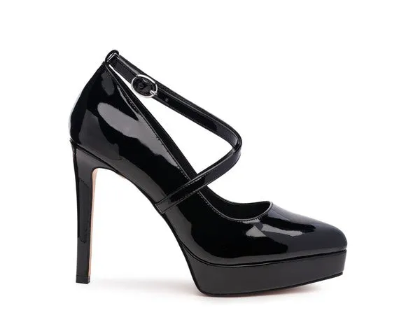 Blue Zone Planet |  PIXIE DUST CROSS STRAPPED STILETTO SANDAL