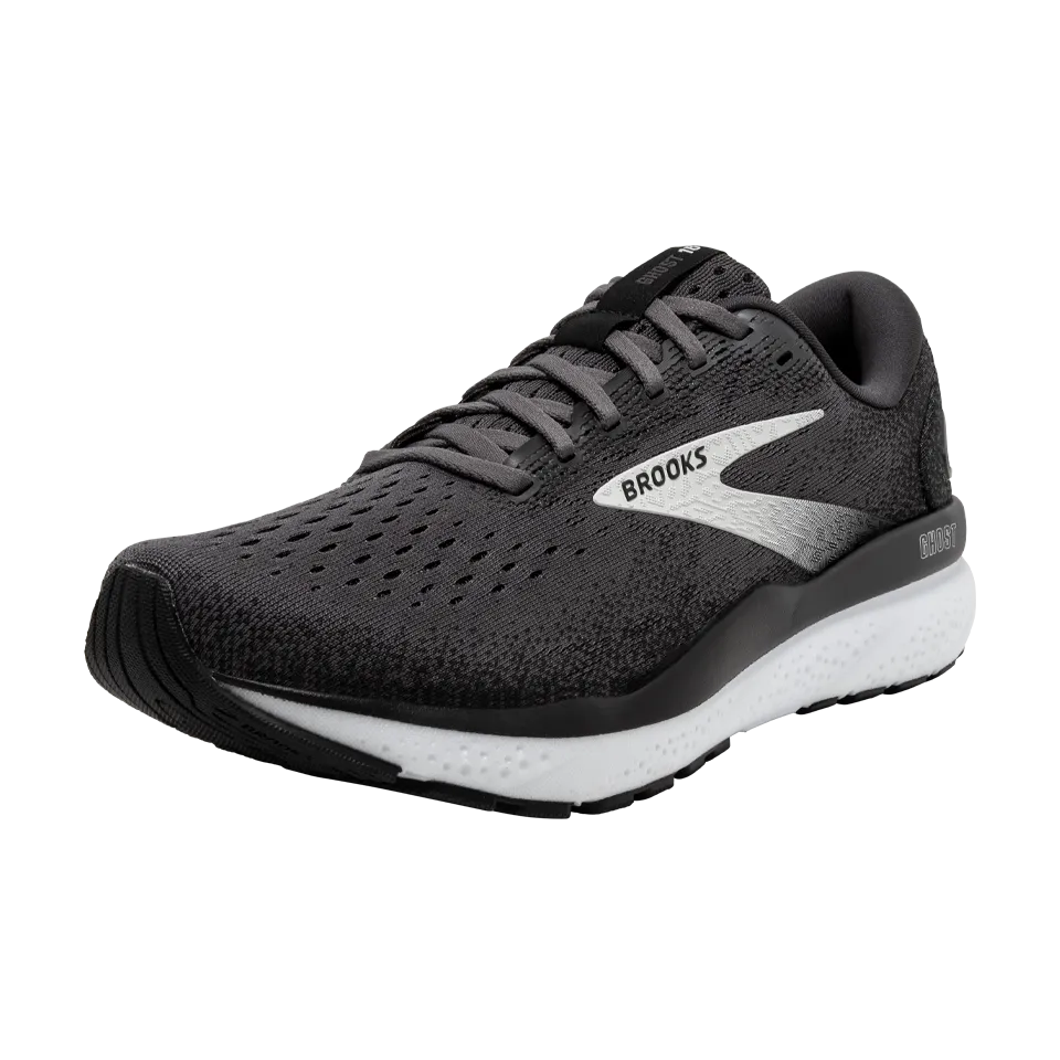 Brooks Men's Ghost 16 D Width Black/Grey/White