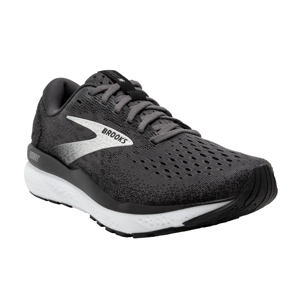 Brooks Men's Ghost 16 D Width Black/Grey/White