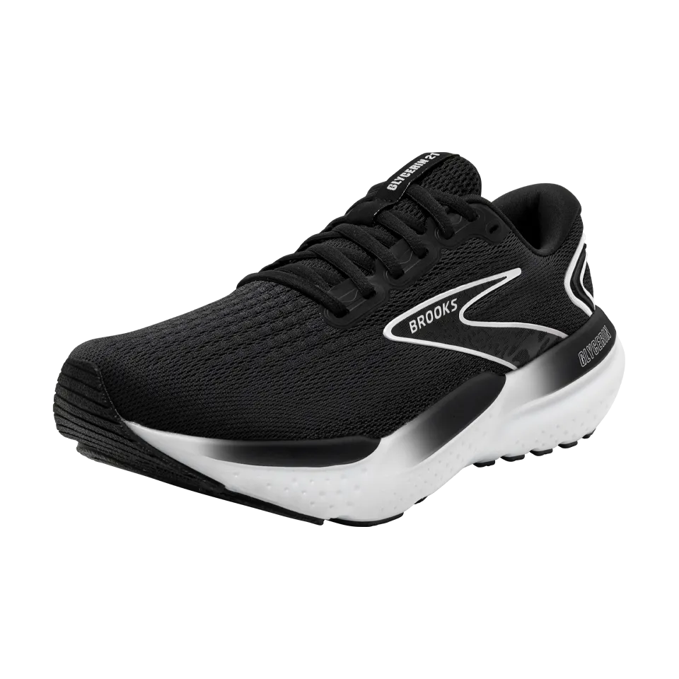 Brooks Men's Glycerin 21 D Width Black/Grey/White