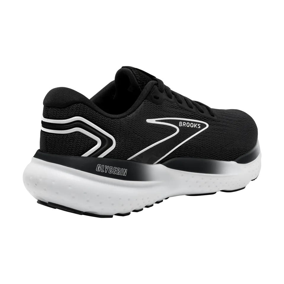 Brooks Men's Glycerin 21 D Width Black/Grey/White