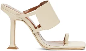 BY FAR Beige Gigi Heeled Sandals