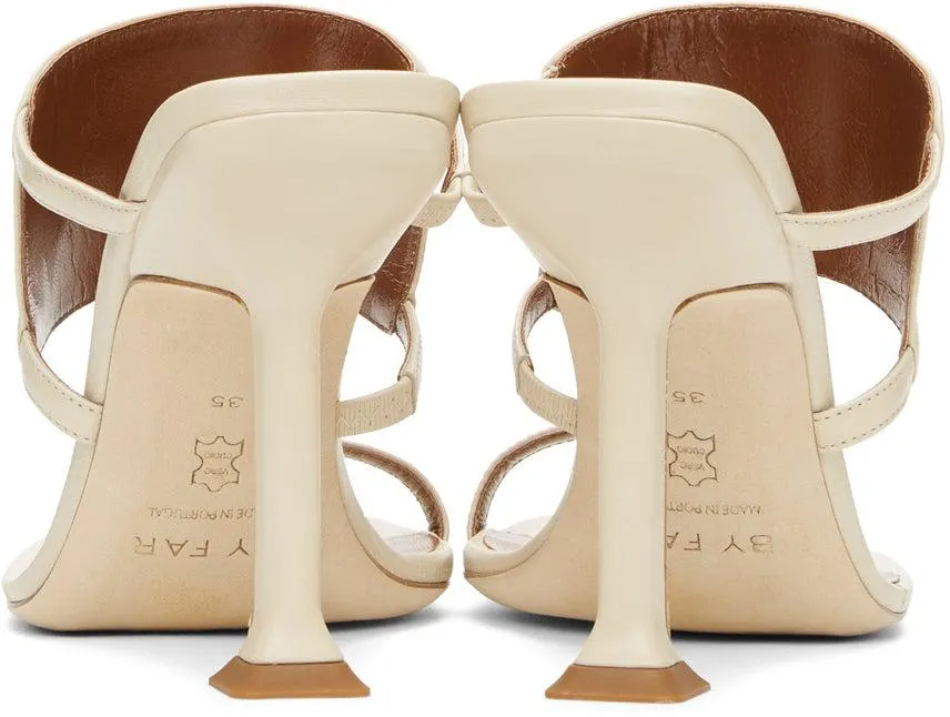 BY FAR Beige Gigi Heeled Sandals
