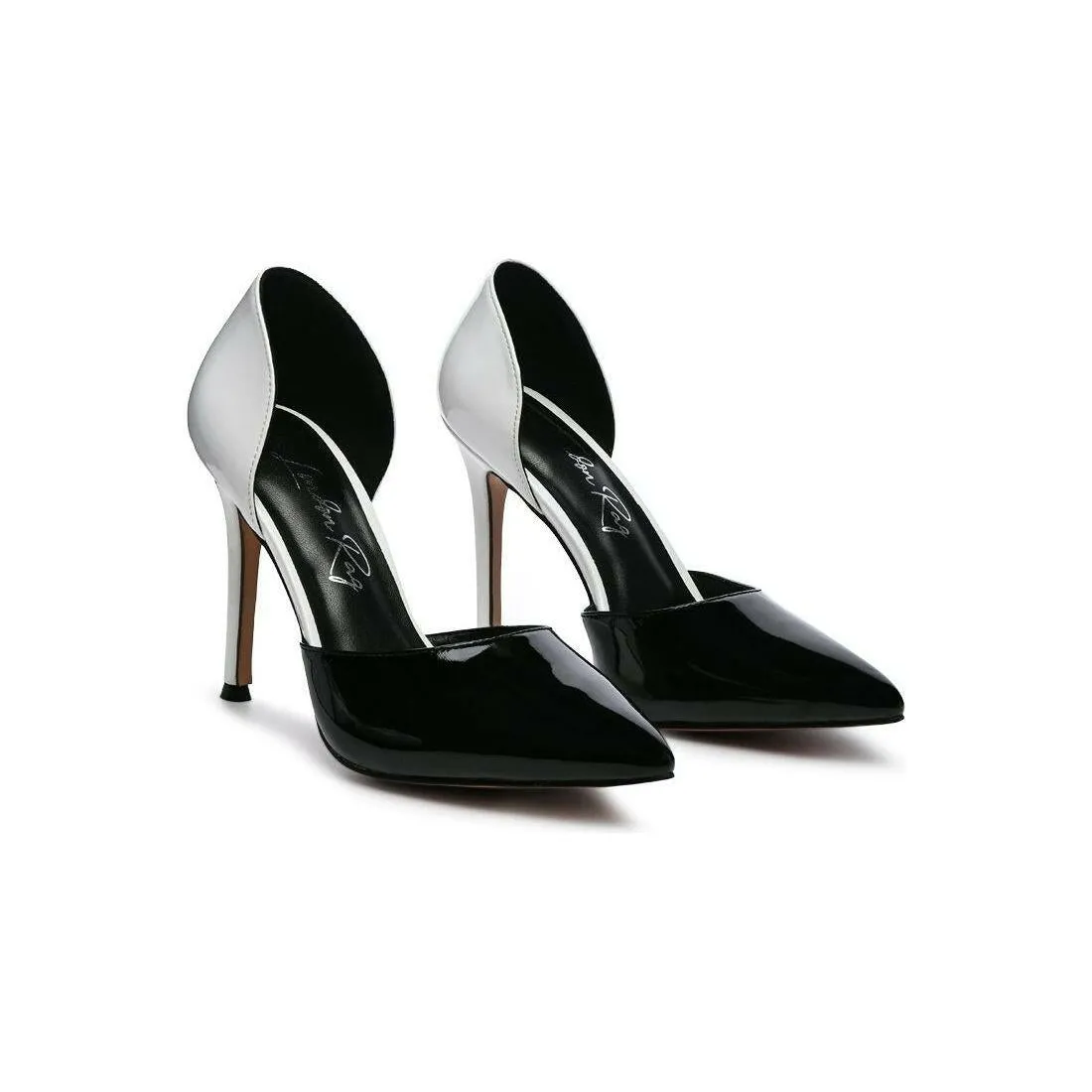 Candy Cane Patent Leather High Heel Stiletto