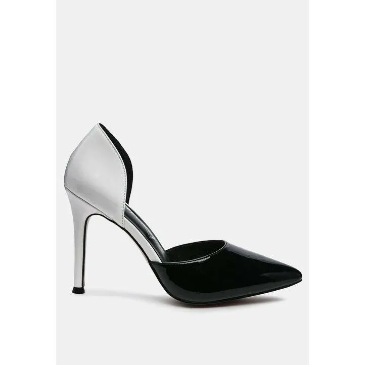 Candy Cane Patent Leather High Heel Stiletto