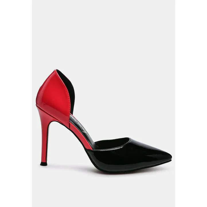 Candy Cane Patent Leather High Heel Stiletto