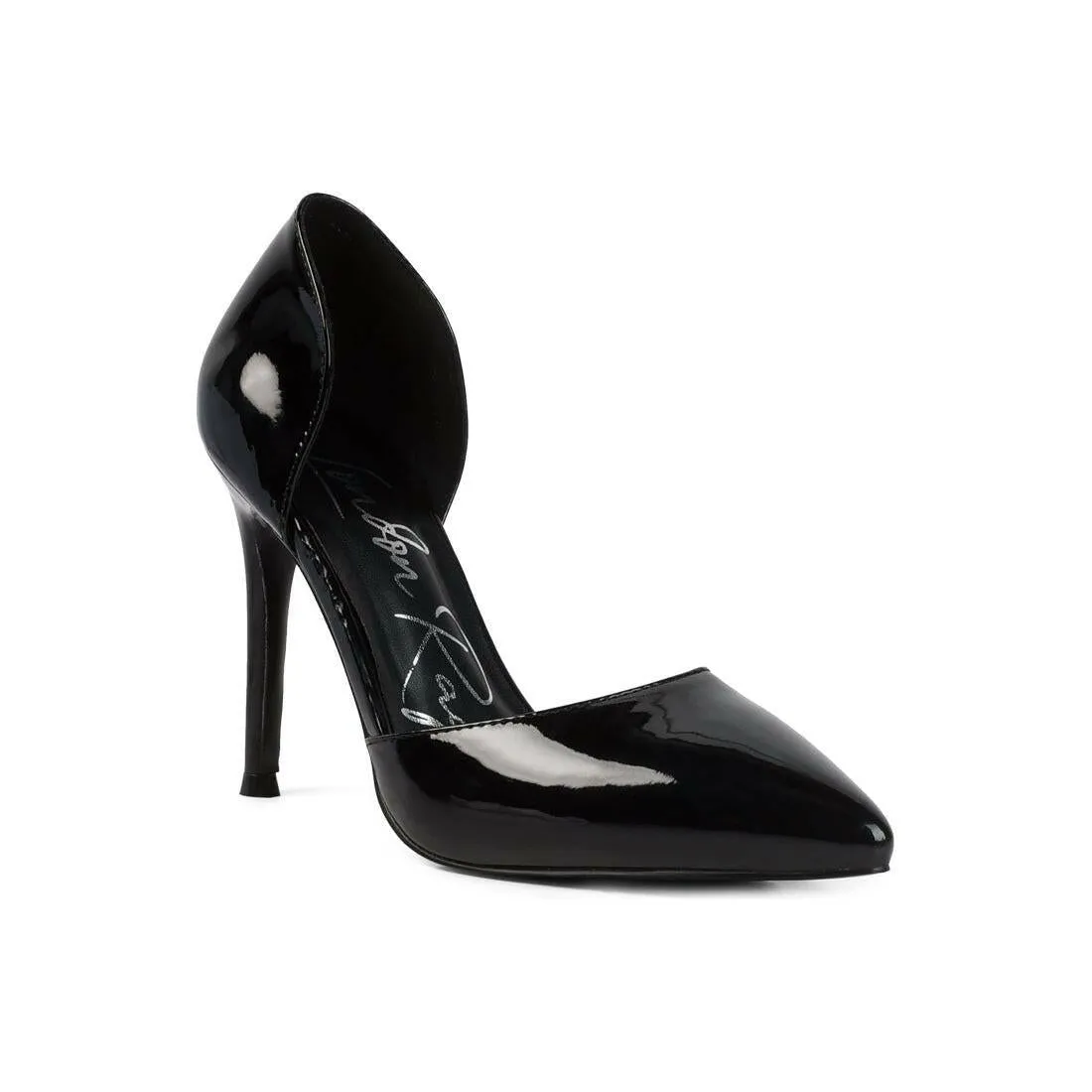 Candy Cane Patent Leather High Heel Stiletto