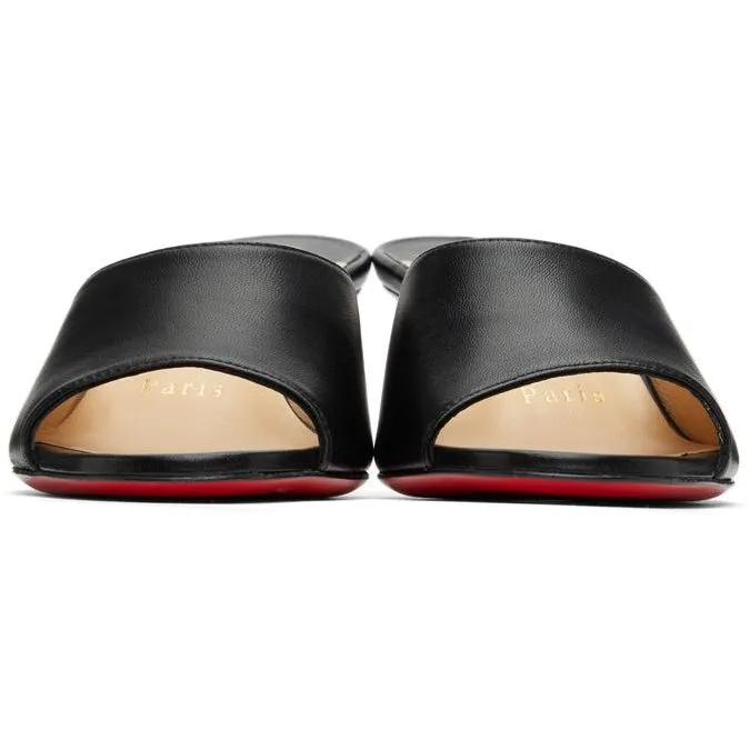 Christian Louboutin Black East 55 Mules