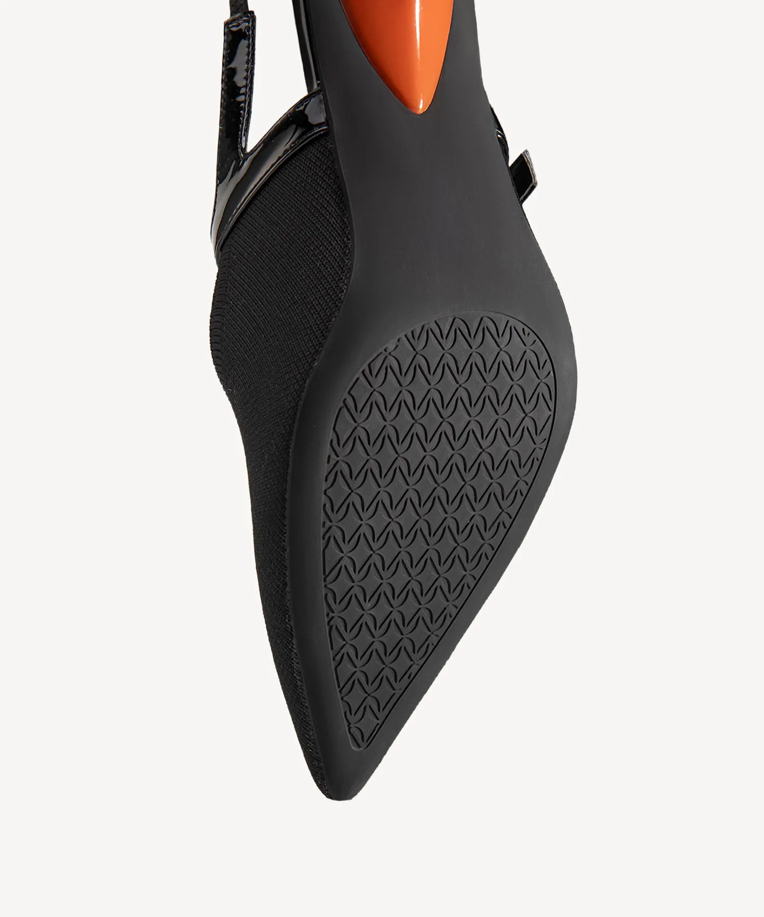 Elegant Chic Stiletto Heeled Slingback - Low Heeled