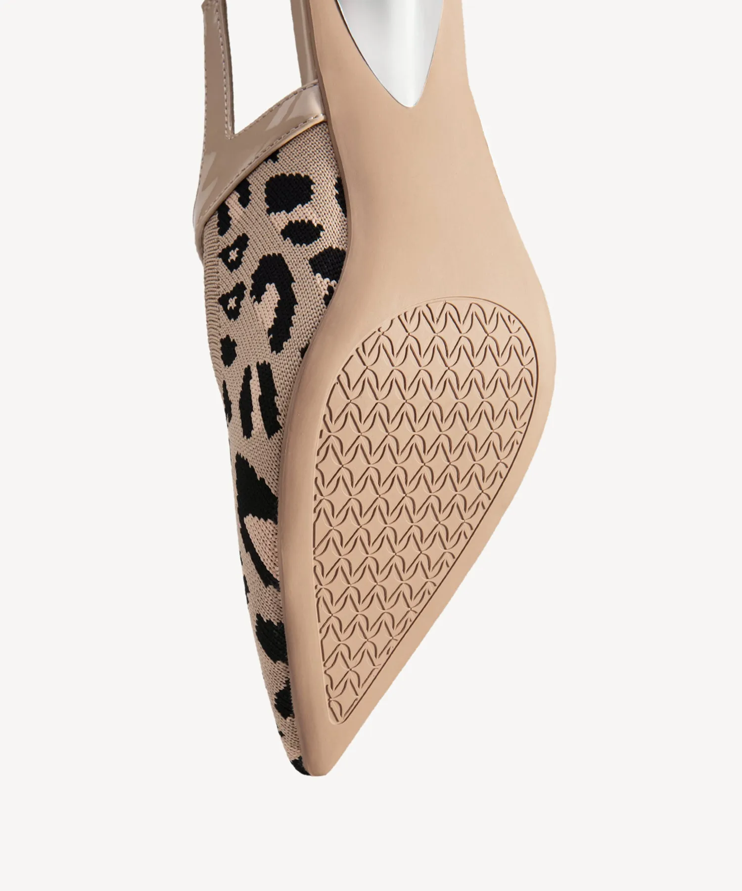 Elegant Chic Stiletto Heeled Slingback - Low Heeled