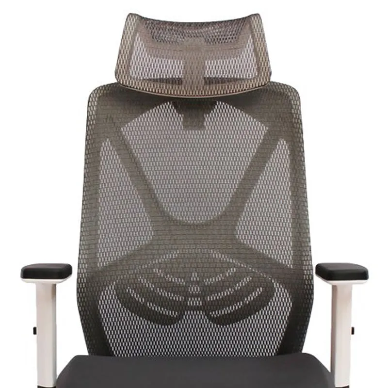 High-Back Adjustable Height And Tilt Mesh Office Chair With Headrest A905 Grey