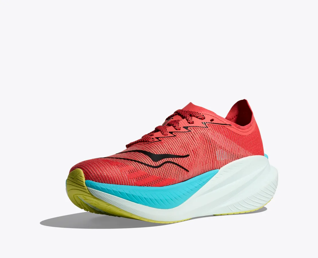 Hoka Mach X 2 M | Grapefruit/Electric Coral