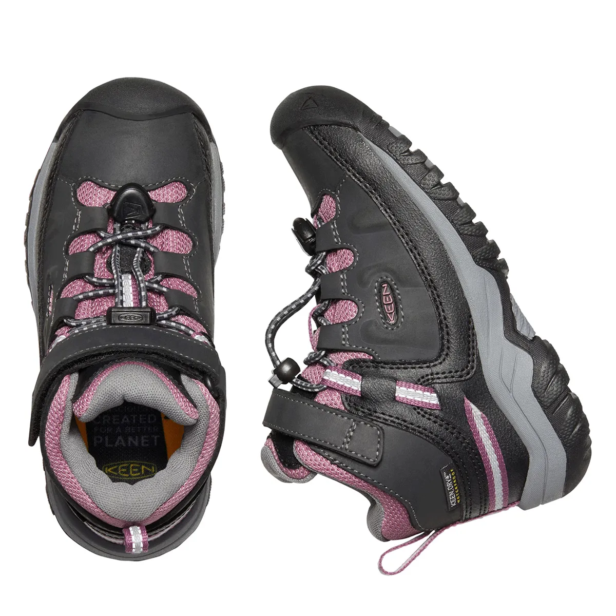 Little Kid's Targhee Mid Waterproof Raven Tulipwood