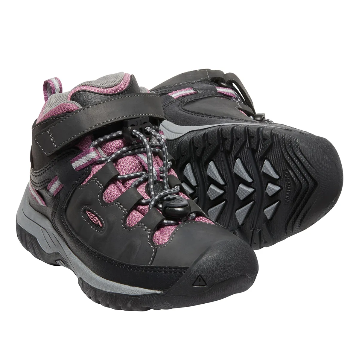 Little Kid's Targhee Mid Waterproof Raven Tulipwood