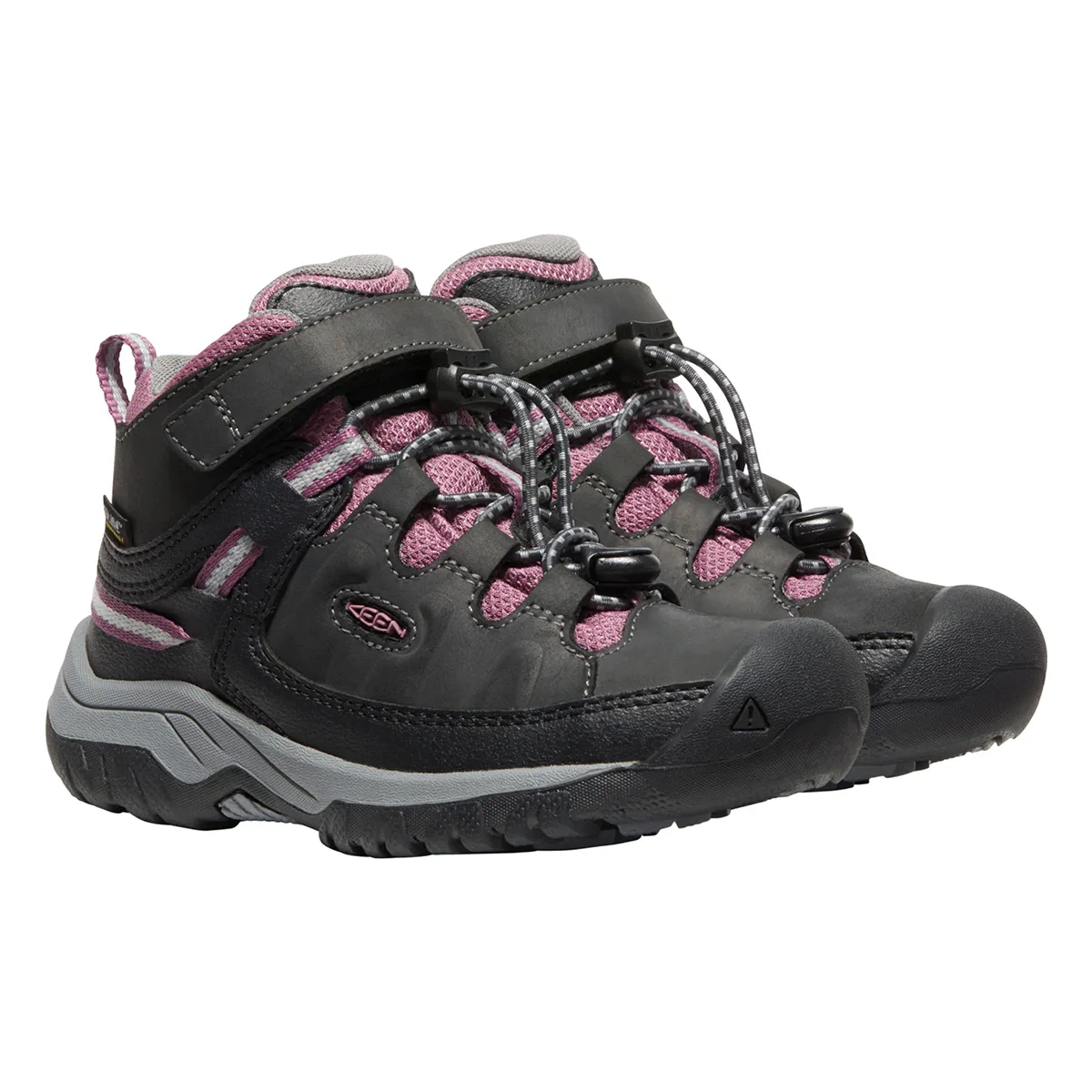 Little Kid's Targhee Mid Waterproof Raven Tulipwood