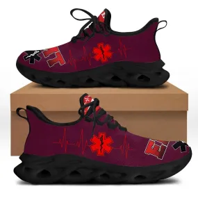 Paramedic EMT EMS Pattern Mesh Sneakers for Women Breathable Footwear Zapatillas