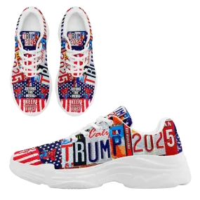 Personalized Trump 2025, Custom Trendy Chunky Shoes, Breathable Unisex Shoes
