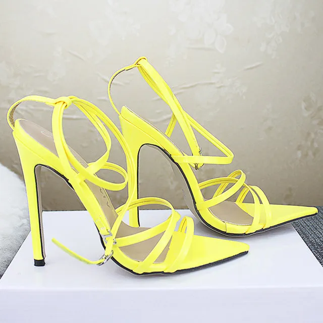 Sexy Stiletto Strap Pumps