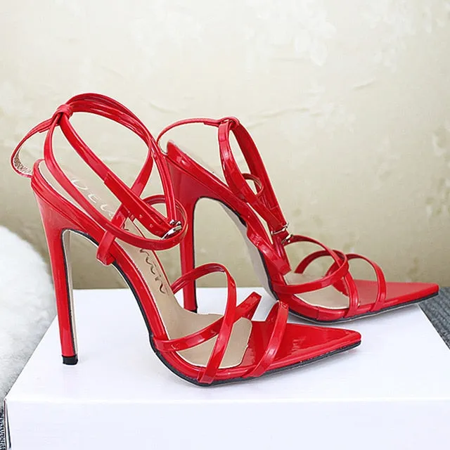 Sexy Stiletto Strap Pumps