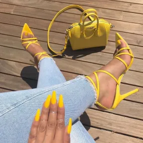 Sexy Stiletto Strap Pumps