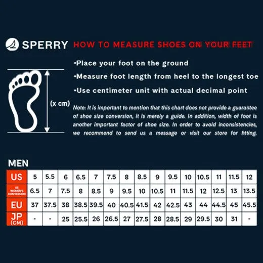 Sperry Men's Bahama II Saturated Sneaker - Navy/Khaki (STS22516)