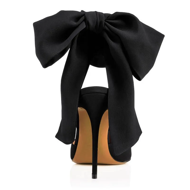 Women Red Heels Point Toe Bandage Stiletto Prom Wedding Shoes