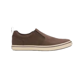 XTRATUF® Men's Sharkbyte Leather Deck Chocolate Slip On Shoes 22501